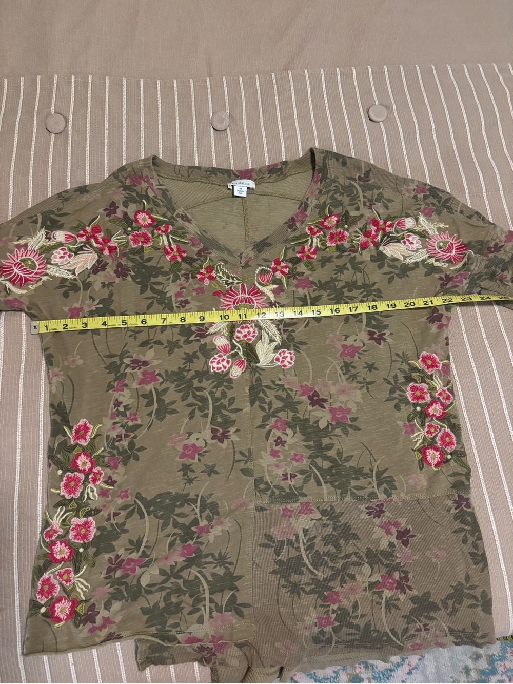 Sundance Camo Embroidered Top - Picture 7 of 9